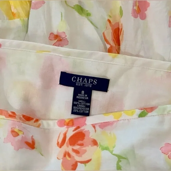 So feminine and pretty, Chaps skirt, size 8, cotton lining​​​​​ - Picture 7 of 10